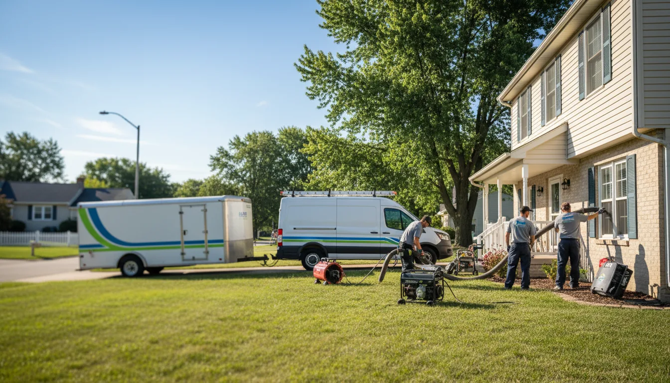 Flooded Basement Restoration And Cleanup With Repair in Lockwood, MO near me